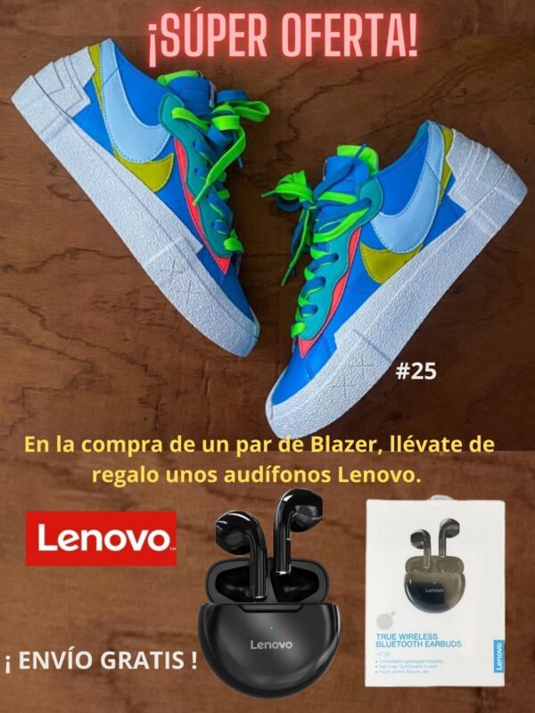 Blazer Low Sacai + Audifonos Lenovo